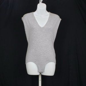 J. Crew Collection Gray Cashmere Blend Bodysuit